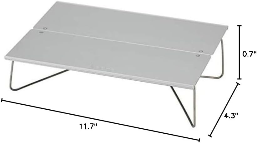 Mini Pop-Up Aluminium Table - SOTO Field Hopper for Camping & Outdoor Use