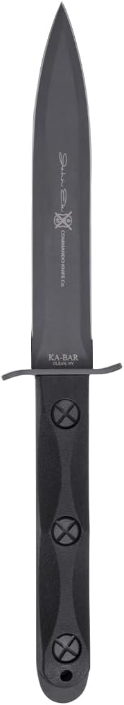 KA-BAR EK44, Ek EK44 4 with Sheath , Black 12.625 inch