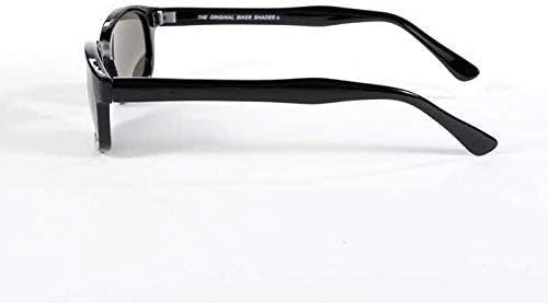 X-KD's Unisex-Adult Biker sunglasses Silver/Smoked One Size