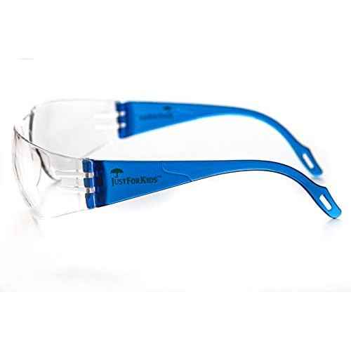 ANSI Z87.1 EN166 Certified Kids Safety glasses, Scratch, Impact and Ballistic Resistant, Child Youth Size, 6 Pairs