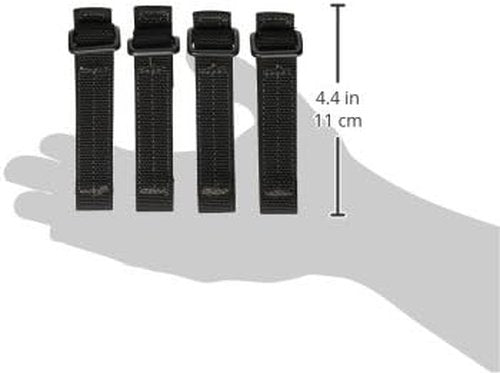Maxpedition 3-Inch TacTile - Pack Of 4 (Black)