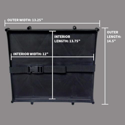 Dual Battery Holder Tray for Boating Marine Batteries - Secure & Compact