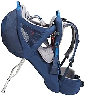 Kelty Journey PerfectFit Child Carrier Backpack, Adjustable Suspension with Hipbelt, 5 Point Safety Harness, Large Zippered Mesh Pockets (Dark Shadow)