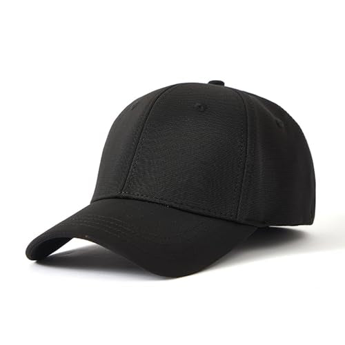 6 Panel Stretch Full Closed Baseball Caps Men's Blank Fitted Cap Curved Brim Elastic Closed Back Hat Q2426