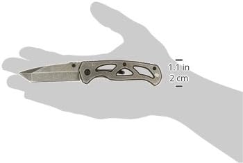 Smith & Wesson ExtremeOps CK404 6.23in High Carbon S.S. Folding Knife with 2.65in Tanto Blade and Stainless Handle for Outdoor, Tactical, Survival and EDC