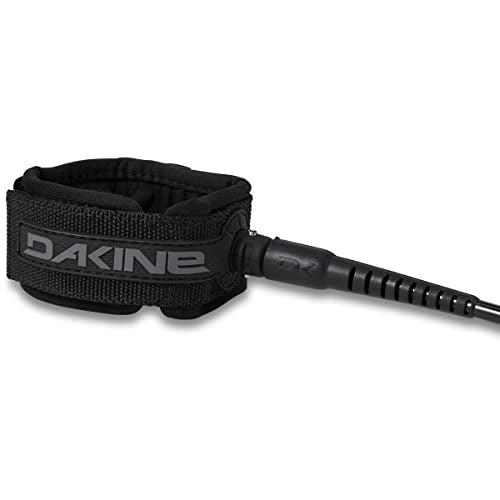 Dakine Procomp Surfboard Leash 6ft - Irons Black, Lightweight & Durable