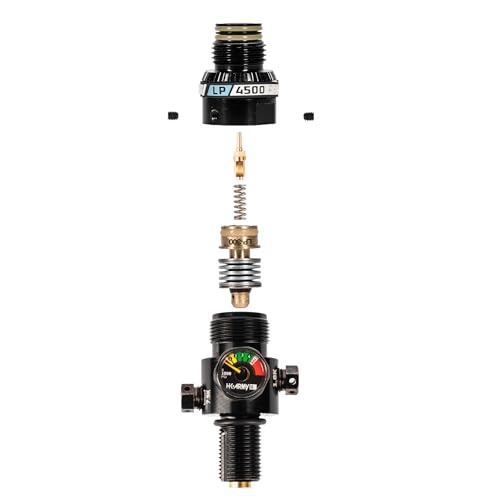 Paintball Regulator 250-300psi for Air Tanks - Durable Aircraft Aluminum