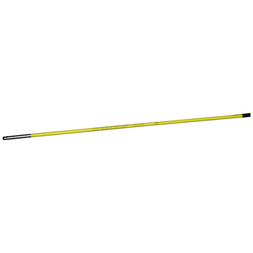 Klein Tools 50152 Mid-Flex Glow Fish Rod with Splinter Guard Coating, (3) 3/16-Inch Fish Rods with Bullet Nose, Hook Attachments, 15-Foot