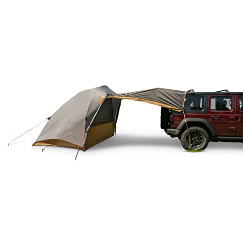 Kelty Caboose 4P Tent and Vehicle Awning Shelter, Universal Attachment for Vans, Trucks, SUVs, Standing Height Door, Massive Vestibule, Fully Freestanding, Designed in Sunny Colorado (2023)