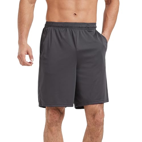 5 Pack Men's Athletic Gym Shorts with Pockets Quick Dry Activewear Workout Running Shorts for Men
