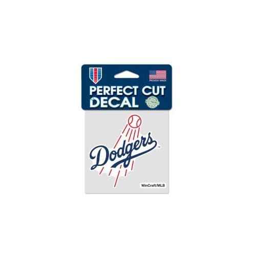 WinCraft Los Angeles Dodgers 4" x 4" Blue & Red Vinyl Unframed Wall Decal
