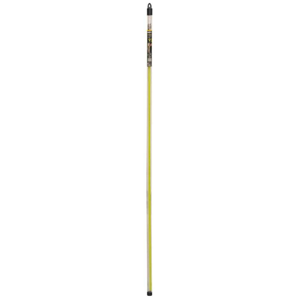 Klein Tools 50152 Mid-Flex Glow Fish Rod with Splinter Guard Coating, (3) 3/16-Inch Fish Rods with Bullet Nose, Hook Attachments, 15-Foot
