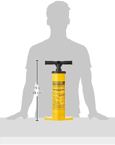ADVANCED ELEMENTS Double Action Pump w/Pressure Gauge