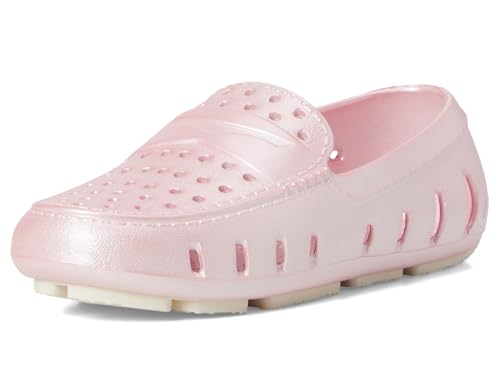 Floafers Kids Prodigy Driver Metallic Toddler Shoes - Pink Metallic/Cream - Little Kid