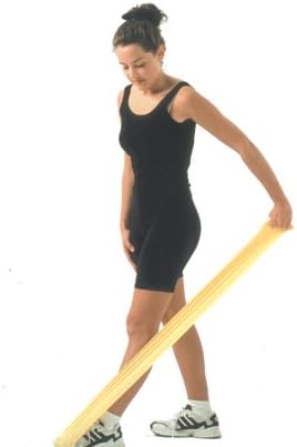 CanDo Latex Free Exercise Band, Medium Resistance, Green, 50 Yard Roll