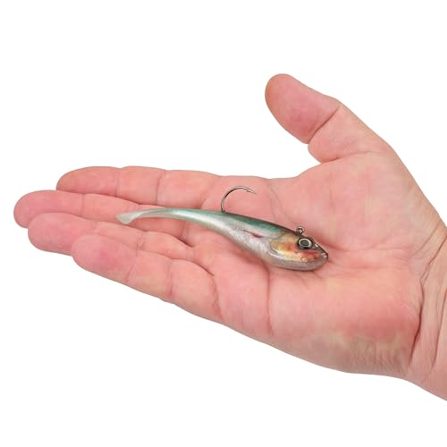 Berkley PowerBait Power Switch Fishing Bait, HD Stealth Minnow, 4.25in, Irresistible Scent and Flavor, Ideal for Bass, Walleye, Panfish, Trout and More