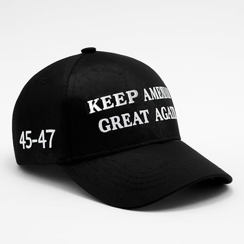 Keep America Great Again MAGA Baseball Cap for Men & Women Unisex - Adjustable Dad Hat Embroidered USA Flag