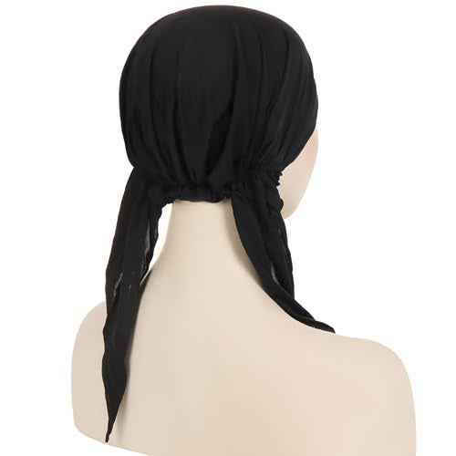 YYAOJHAO Pre Tied Chemo Headscarf - Slip On Bandana Headwear Caps head wrap Turban Hat for cancer patients women