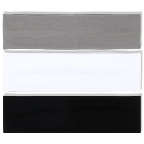 TERSE Headbands for Women Trendy Cherry Print - Non Slip Head Bands Soft Fabric Hair Bands for Workout Yoga Running Sport - Wide Thick Hair Wrap for Girls