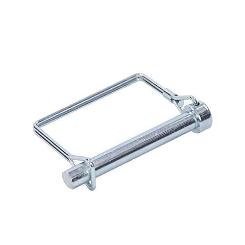 5000lbs Trailer Jack Foot Plate with Pin, Black Powder Coated, 4x7 inch