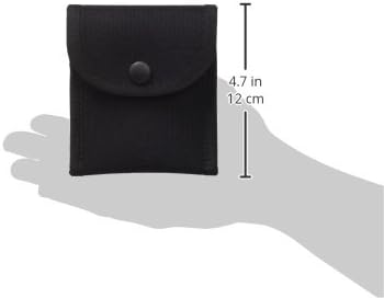 Uncle Mike's Latex Glove Kodra Pouch Latex Glove Kodra Black Pouch Single Snap Close, Card 88871