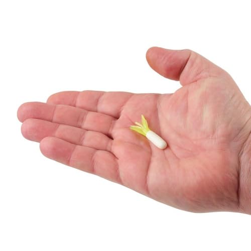 Berkley PowerBait Atomic Tubes Fishing Bait, White Chartreuse, 1.5in, Irresistible Scent and Flavor, Cut Tentacles for Subtle Action, Perfect for Trout, Crappie and Panfish