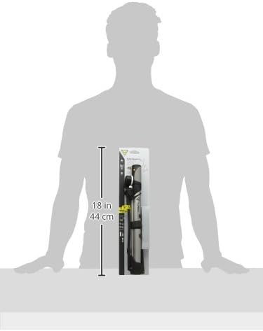 Topeak Turbo Morph Bike Pump with Gauge, Silver/Black