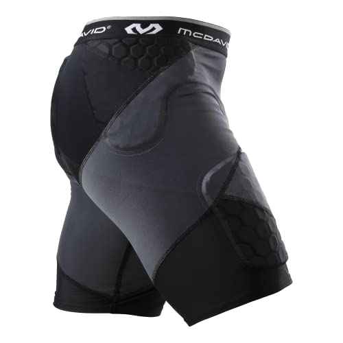 McDavid Compression Padded Girdle Shorts. Pads on HIPS, Thighs and Tailbone. Football, Lacrosse, Basketball and More.