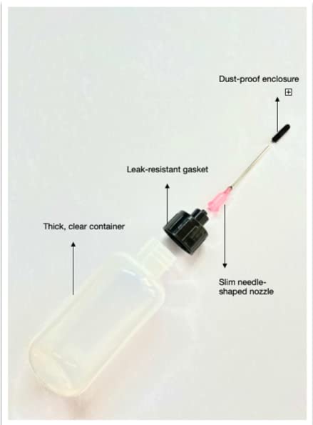 2 Bottles -1 OZ Size Bottles with Stainless Needle tip for All Your Gun Oils