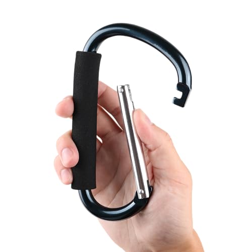 Coghlan's Large Carabiner Carry Handle - Durable Aluminum Clip for Camping, Hiking, Travel - Secure Gear Attachment, Easy to Use, Versatile Outdoor Tool