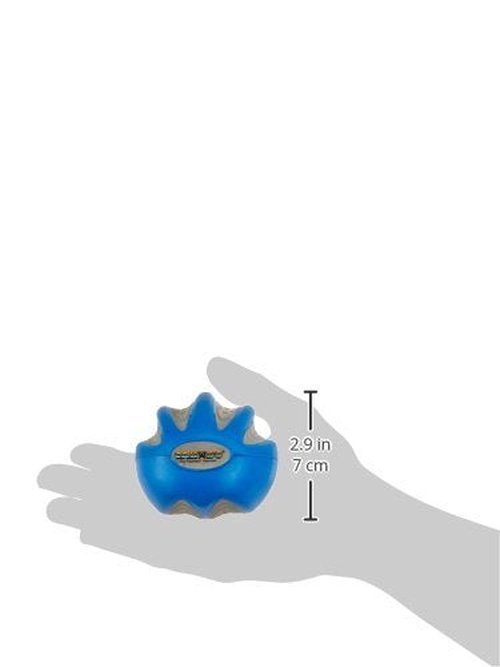 CanDo Digi-Squeeze Hand Exerciser, Medium, Set of 5 Pieces (Yellow, Red, Green, Blue, Black), with Rack