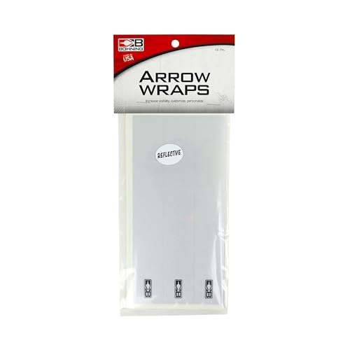 Bohning 7" Solid Arrow Wraps, X-Small, Reflective