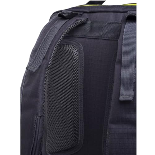 Beretta Unisex Challenge 18-Liter Capacity Durable Resistant Ripstop Compact Lightweight Casual Traveling Outdoor Hiking Backpack with Breathable Back & Padded Shoulder Straps, Ebony & Sulphur Spring