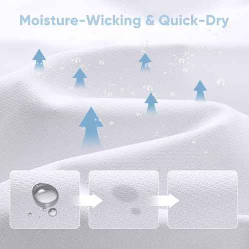 HOTSUIT Womens Golf Shirt Sleeveless Collared Golf Clothes Polo Shirts Quick Dry Lightweight V Neck UPF 50+