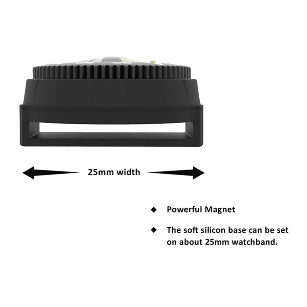 KanPas Mini Button Map Compass with Turnable Bezel for Watchband Every Day Carry