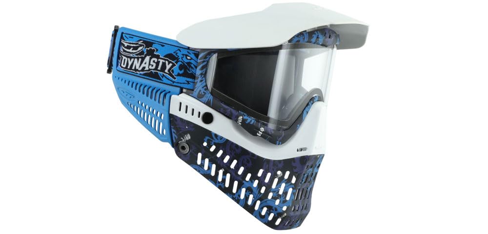 JT Spectra Dynasty LE Proflex Paintball Mask Goggle W/Clear Thermal Lens- White