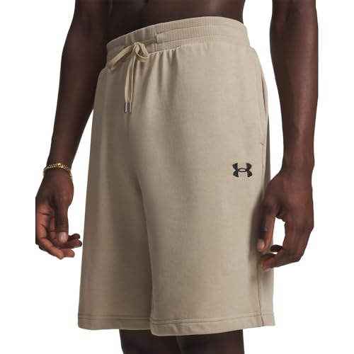 Under Armour Rival Lightweight Shorts - Medium, City Khaki & Black