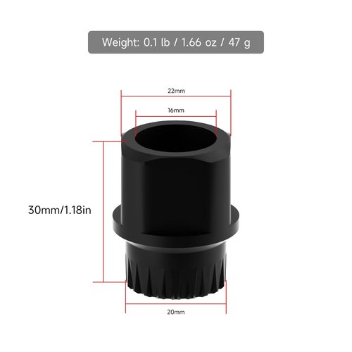 YaderJove Bicycle Ring Nut Tool for DT Swiss EXP Series Gear Bicycle Hub Locking Removal Rear Hub Repairing Tool (EXP Series Gear)