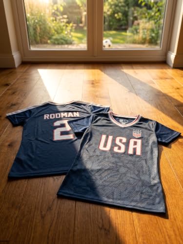 Girls’ USA Soccer Shirt Large - Trinity Rodman USWNT Youth Name & Number