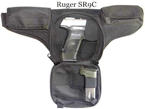 DTOM Law Enforcement Concealed Carry Fanny Pack CORDURA NYLON - Black