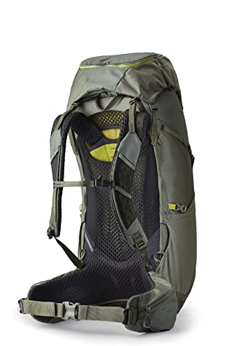 Gregory Zulu 55L Unisex Hiking/Backpacking Pack, Freefloat Hipbelt, Internal Hydration Sleeve For Water Bladder, (Reservoir Not Included), Medium/Large, Forage Green