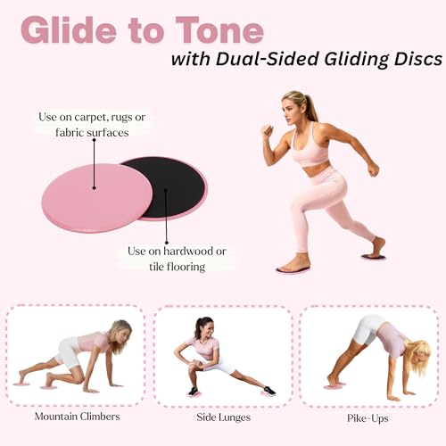 Pink Ankle and Hand Weights for Pilates Kit - Home Workout