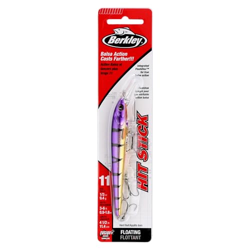 Berkley Hit Stick Fishing Hard Bait - Viking Perch 4.5in 1/3oz Lure