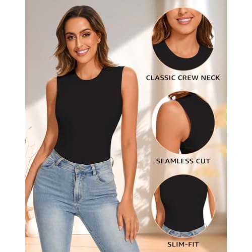 Thermal Underwear Tank Top Fleece Shirt Cami Sleeveless Thermal Top Warm Undershirt Base Layer Women Cold Weather