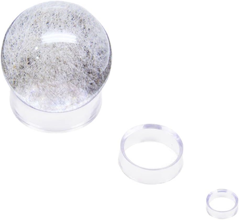 10Pcs Acrylic Display Stand Clear Ring Baseball Stands Round Display Stand for Golf Ball, Baseball, Softball, Tennis Ball, Spheres, Marbles, Collections, Memorabilia Display and Storage( Small )