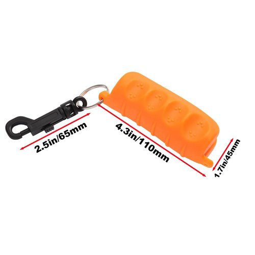 AHOSOUTLY Archery Arrow Puller Target Remover Gripper with Hanging Buckle,Anti Slip Pull Out Arrow Tool and Protect Palms Orange