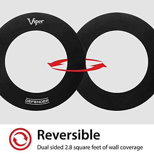 Viper Defender Backboard & Sisal/Bristle Steel Tip Dartboard Bundle