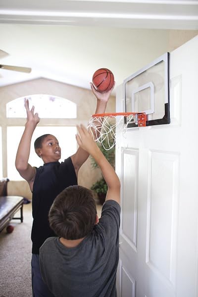 SKLZ Pro Mini Indoor Basketball Hoop - Over The Door – Portable - Great For Home, Dorms, Offices, and Gifts