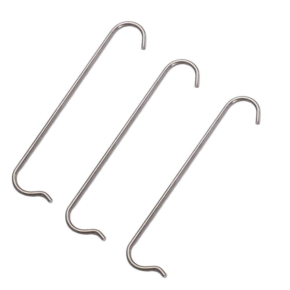 Vctitil 3 Pcs Stainless Steel Bicycle Chain Hooks, Bike Chain Repair Aid Tool