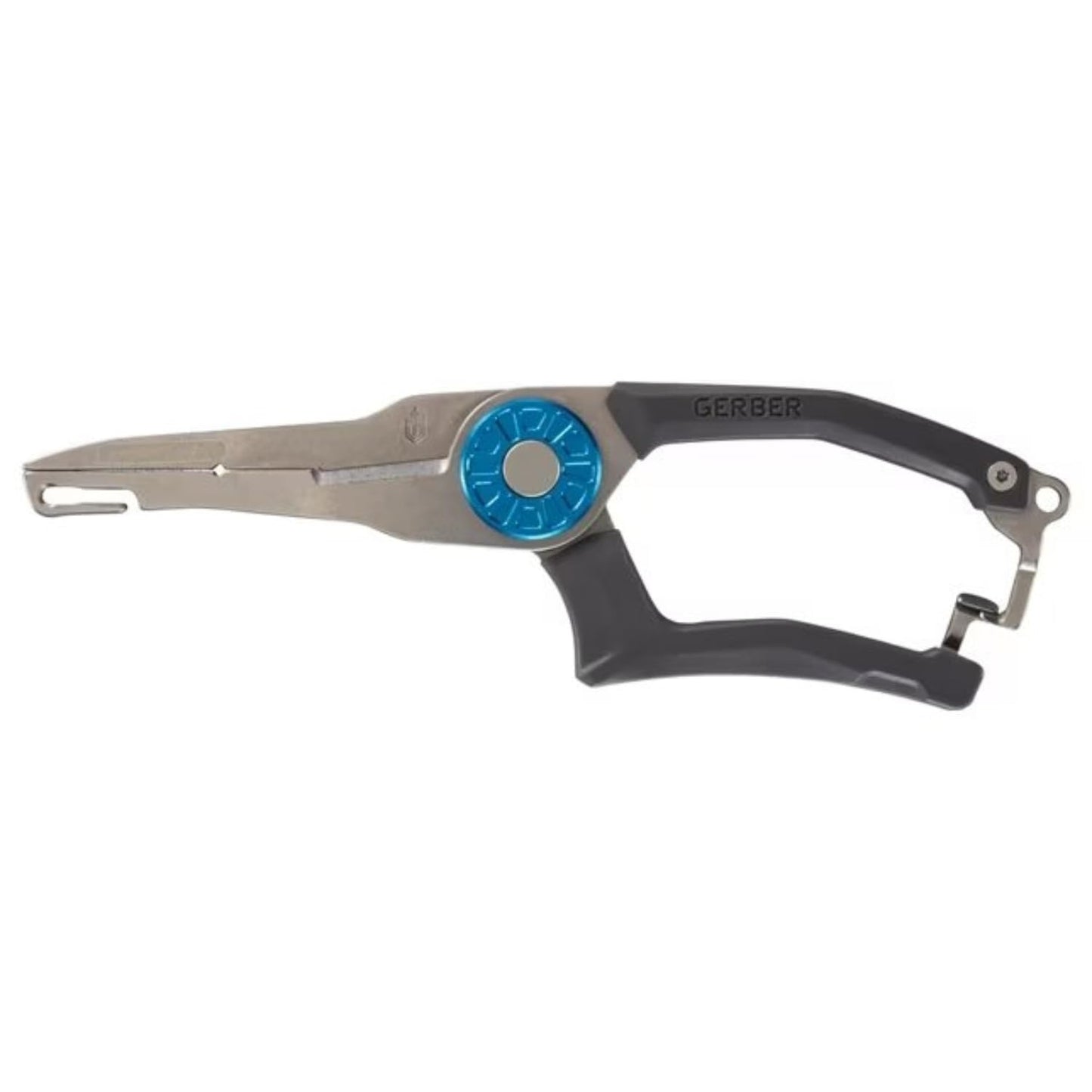 Gerber Gear Hemoplier - Fishing Pliers with Knot Tying Tool, Eyelet Clearing Tool, Micro Serrated Cutter & More - Premium Fishing Gear - Saltwater Fishing Tool